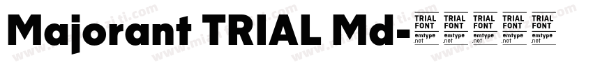 Majorant TRIAL Md字体转换